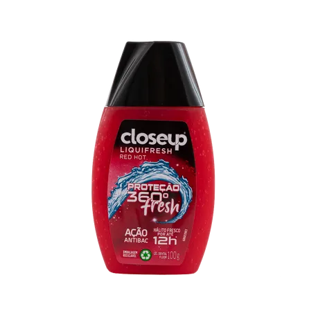 Pasta de Dente Líquida Close Up Liquidfresh Red Hot 100g – miniatura 1