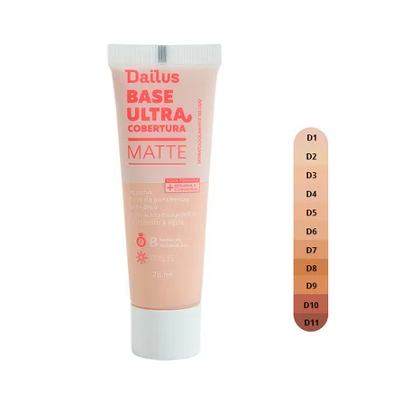 Base Líquida Dailus Ultra Cobertura – miniatura 1