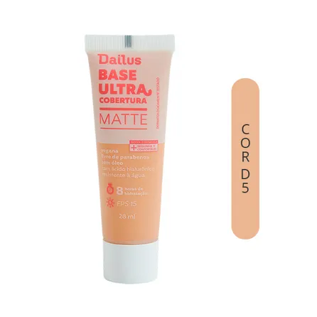 Base Líquida Dailus Ultra Cobertura – miniatura 6