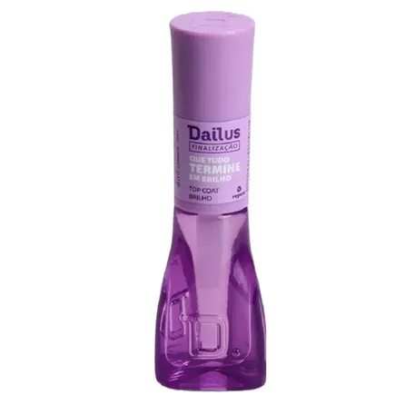 Esmalte de Finalização Dailus Top Coat Brilho Que Tudo Termine em Brilho – miniatura 1