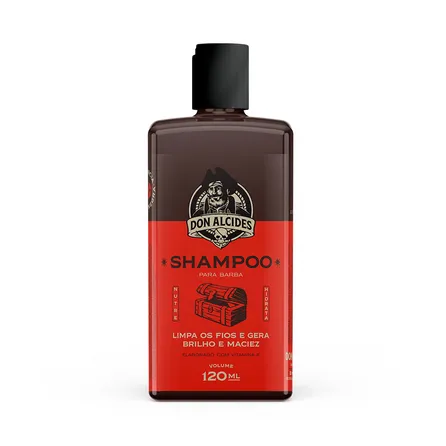 Shampoo para Barba Don Alcides Barba Negra 120ml – miniatura 1