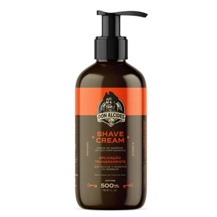 Gel de Barbear Don Alcides Shave Cream 500ml – miniatura 1