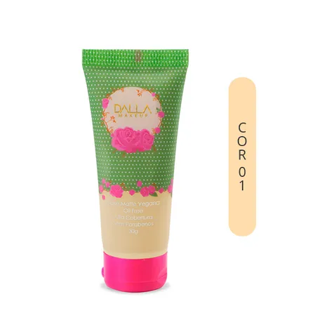 Base Líquida Vegana Dalla Makeup Efeito Matte 30g – miniatura 3