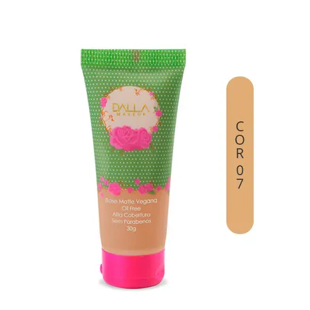 Base Líquida Vegana Dalla Makeup Efeito Matte 30g – miniatura 12