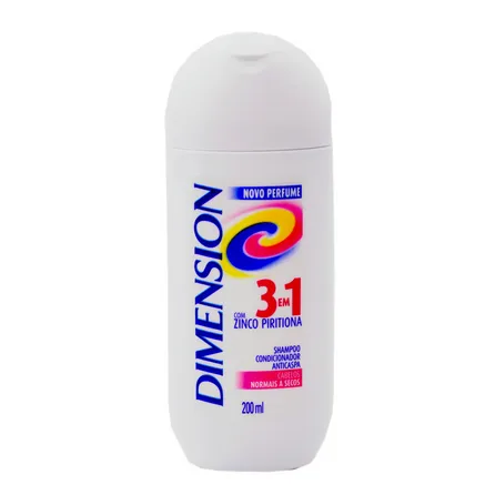 Shampoo Dimension Anticaspa 3 em 1 para Cabelos Normais a Secos 200ml – miniatura 1
