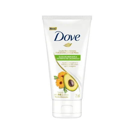 Loção Desodorante Hidratante para as Mãos Dove Óleo de Abacate & Calêndula 75ml – miniatura 1