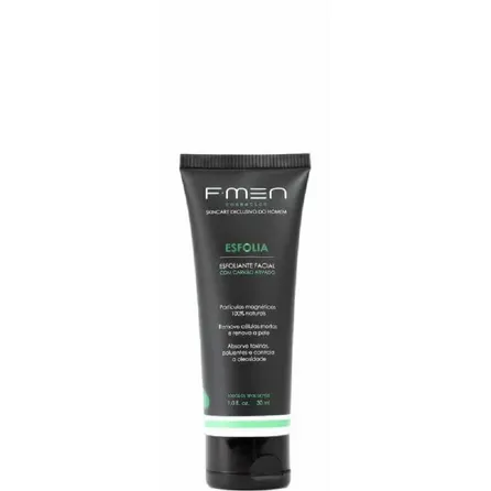 Esfoliante Facial F-Men Cosmetics com Carvão Ativado 30ml – miniatura 1
