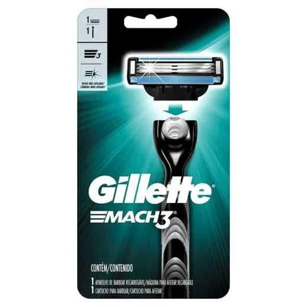 Aparelho de Barbear Gillette Mach3 – miniatura 1