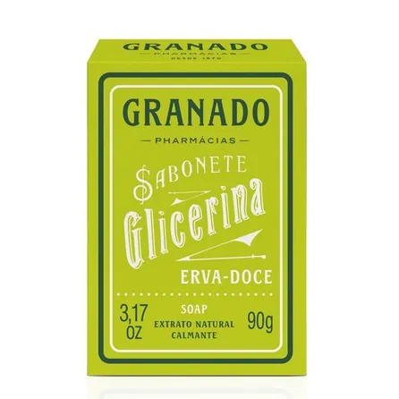 Sabonete em Barra Granado Glicerina Erva-doce 90g – miniatura 2
