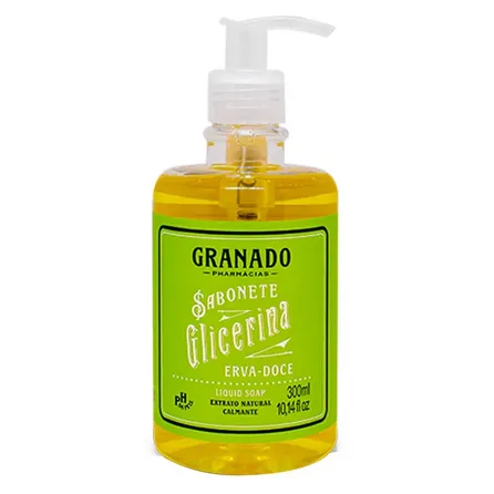 Sabonete Líquido Granado Glicerina e Erva Doce 300ml – miniatura 1