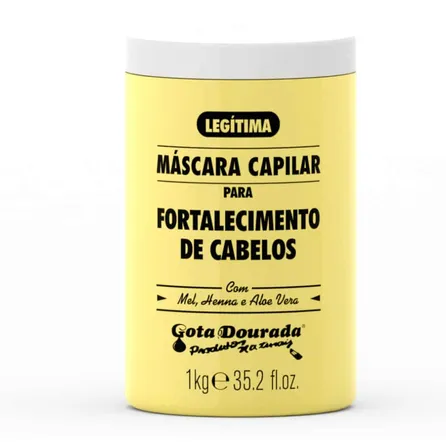 Máscara Capilar Gota Dourada Tradicional Fortalecimento 1kg – miniatura 1