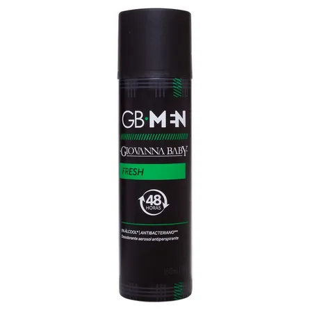Desodorante Aerosol Giovanna Baby GB Men Fresh 150ml – miniatura 1