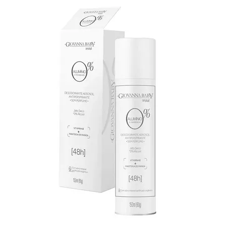 Desodorante Aerosol Giovanna Baby 0% Alumínio Neutral 150ml – miniatura 1
