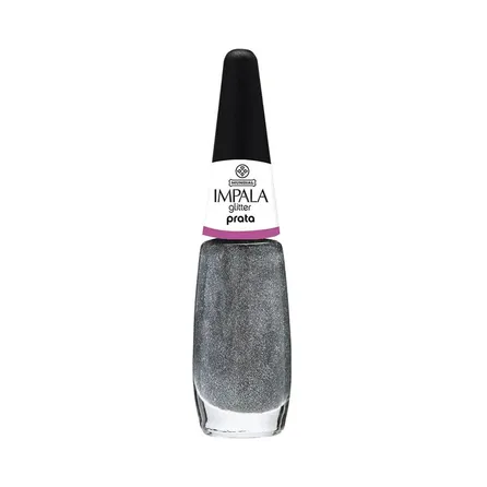 Esmalte Impala A Cor da Moda Glitter Prata – miniatura 1