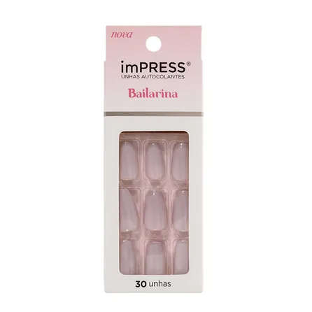 Unhas Postiças Impress Kiss New York Bailarina Chic – miniatura 1