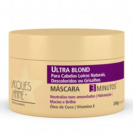 Máscara Capilar Jacques Janine Ultra Blond 240g – miniatura 1