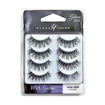 Cílios Postiços Klass Vough Diva Glam 4 Pares – miniatura 1