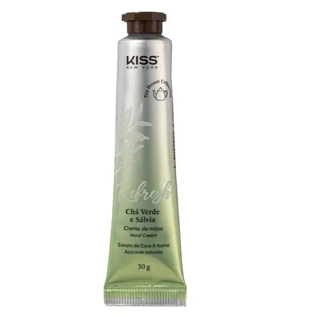 Creme de Mãos Kiss New York Chá Verde e Sálvia 30g – miniatura 1