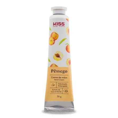 Creme de Mãos Kiss New York Pêssego 30g – miniatura 1