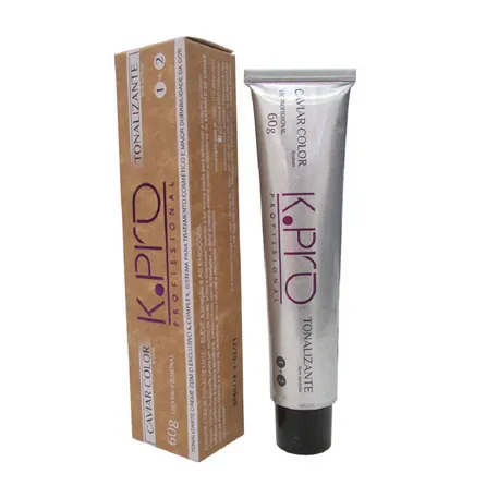 Tonalizante K.Pro Caviar Color 7.74 Louro Médio Marrom Bronze 60g – miniatura 1