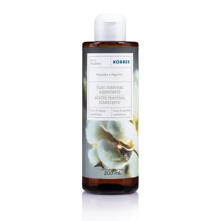 Óleo Corporal Hidratante Korres Algodão 200ml – miniatura 1