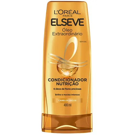 Condicionador L'Oréal Paris Elseve Óleo Extraordinário Nutrição 400ml – miniatura 1