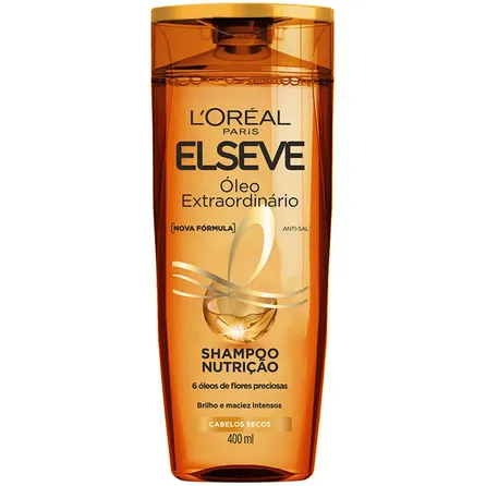 Shampoo L'Oréal Paris Elseve Óleo Extraordinário Nutrição 400ml – miniatura 1