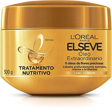 Creme de Tratamento Capilar L'Oréal Paris Elseve Óleo Extraordinário 300g – miniatura 1