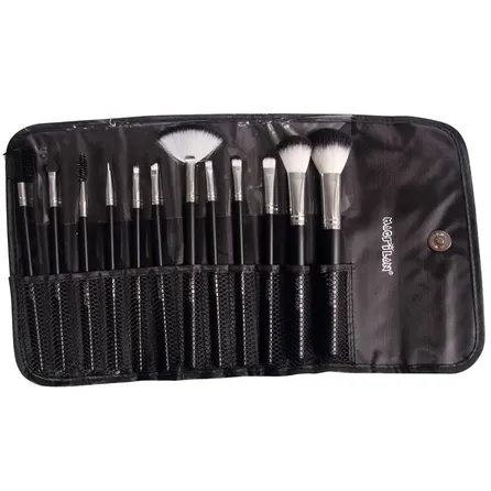 Kit Pincéis para Maquiagem Macrilan KP1-5E com 12 Pincéis – miniatura 1