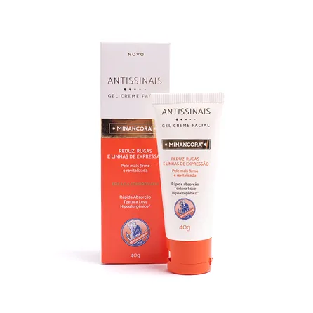 Gel Creme Facial Minancora Antissinais 40g – miniatura 1