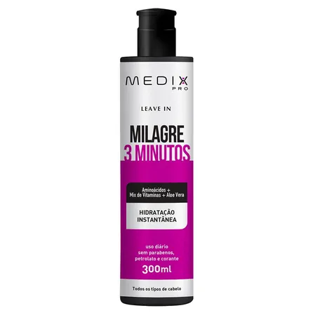 Leave In Medix Milagre 3 Minutos 300ml – miniatura 1