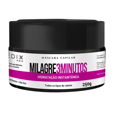 Máscara Medix Milagre 3 Minutos 250g – miniatura 1