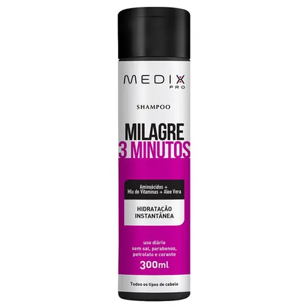 Shampoo Medix Milagre 3 Minutos 300ml – miniatura 1