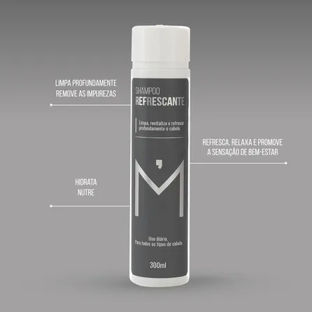 Shampoo Refrescante Men's 300ml – miniatura 3