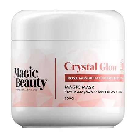 Máscara Capilar Magic Beauty Crystal Glow Revitalização 250g – miniatura 1