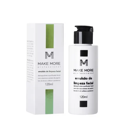 Emulsão de Limpeza Facial Make More 120ml – miniatura 1
