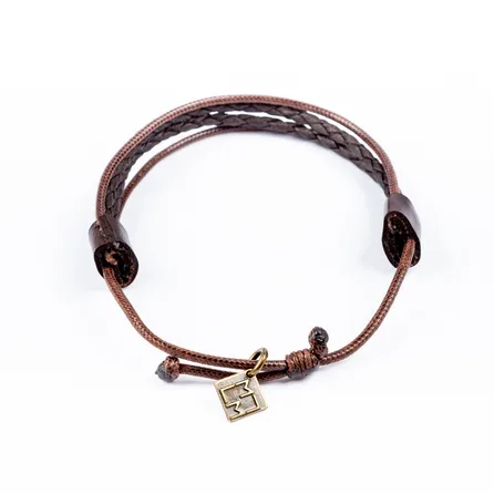 Pulseira Malmo Rope Marrom – miniatura 3