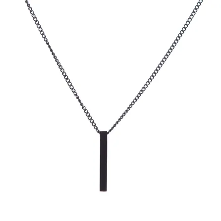 Colar Malmo Pingente Steel Black – miniatura 1