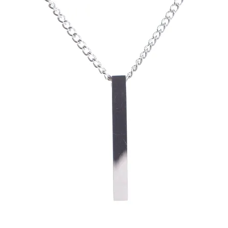Colar Malmo Pingente Steel Silver – miniatura 2