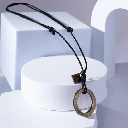 Colar Malmo Circle Gold – miniatura 3