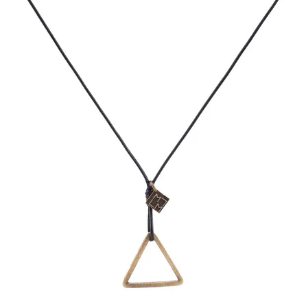 Colar Malmo Triangle Gold – miniatura 2