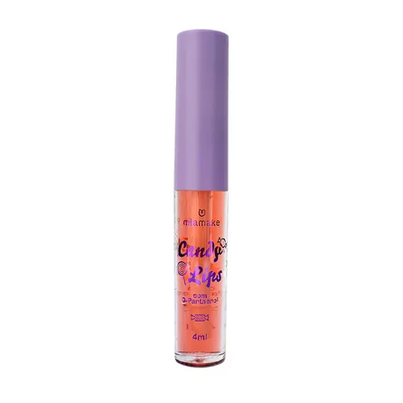 Gloss Labial Mia Make Candy Lips Pêssego – miniatura 1