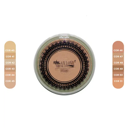 Pó Compacto Vegano Max Love Matte – miniatura 1