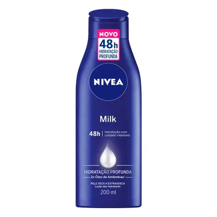 Loção Hidratante Nivea Milk Pele Seca e Extrasseca 200ml – miniatura 1