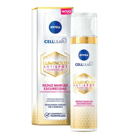 Fluido Facial Anti-manchas Nivea Luminous 630º FPS50 40ml – miniatura 1