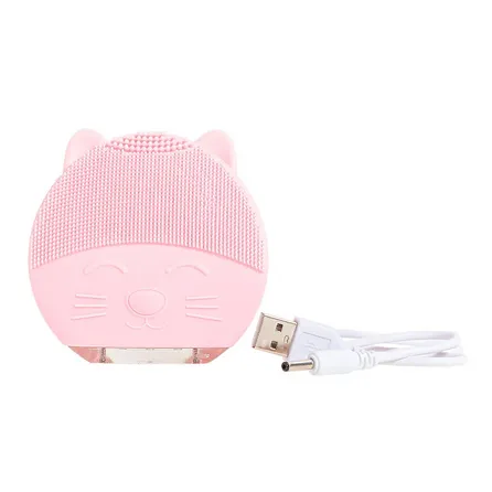 Aparelho de Limpeza Facial Elétrico Océane Cat Cleaner Rosa – miniatura 3