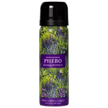 Spray de Corpo e Cabelo Phebo Alfazema Provençal 59ml – miniatura 1