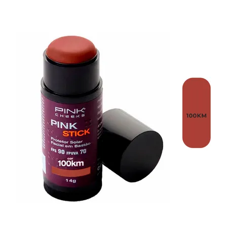 Protetor Solar Pink Cheecks Pink Stick FPS90 FPUVA70 14g – miniatura 9