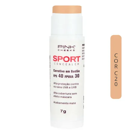 Corretivo em Bastão Pink Cheeks by Bia Neres FPS40 Sport 7g – miniatura 3