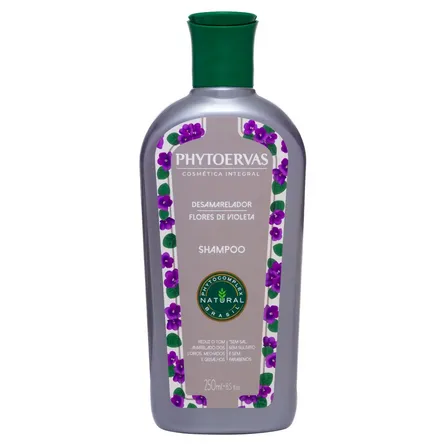 Shampoo Phytoervas Desamarelador Flores de Violeta 250ml – miniatura 1
